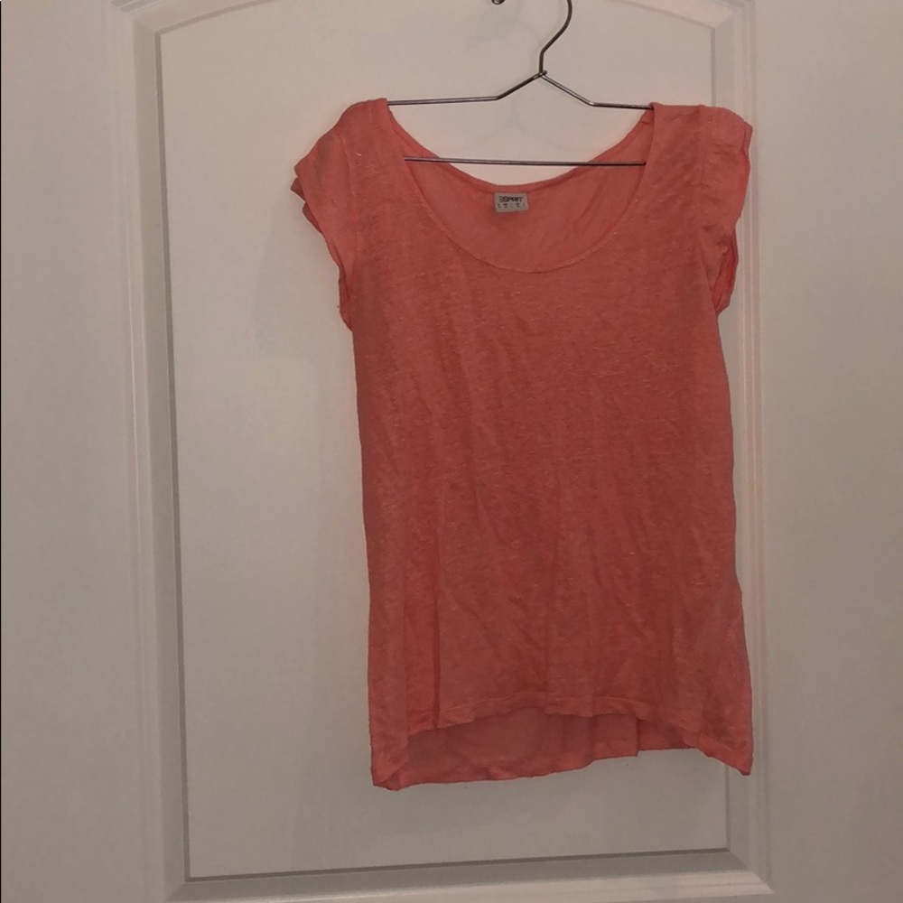 Womens Esprit salmon T